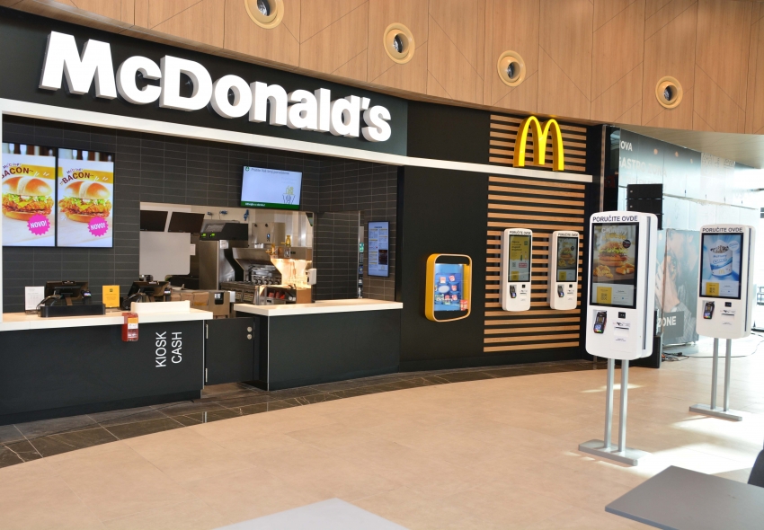 McDonald’s restaurant Ušće now on the third floor