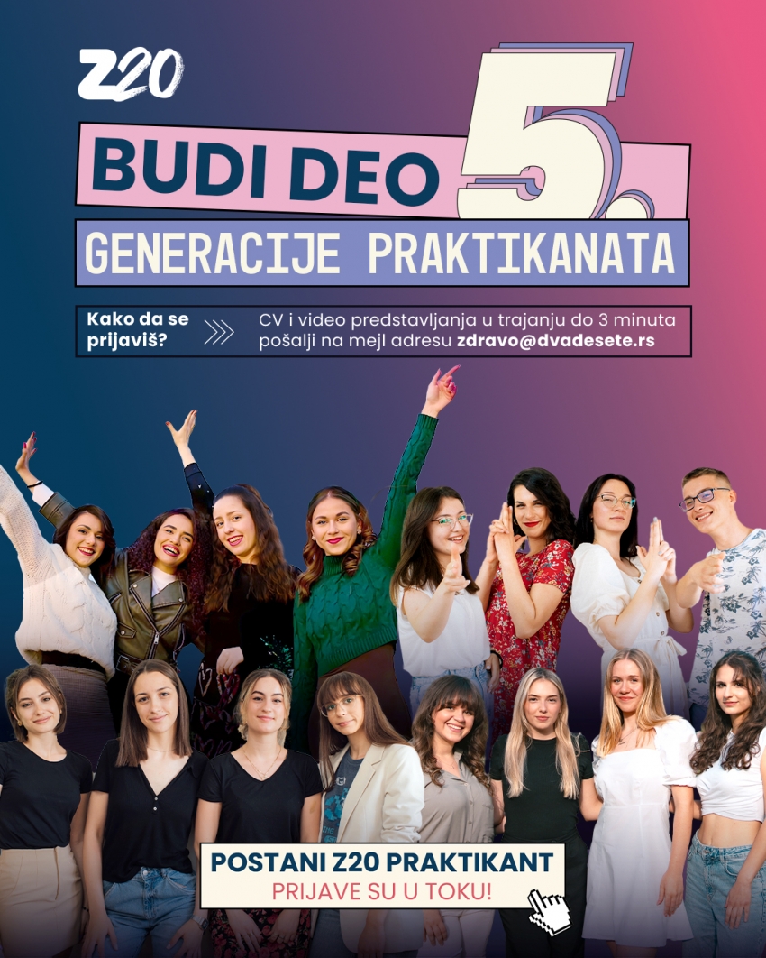 "Healthy Twenties" platform launches new contest for the fifth generation of interns