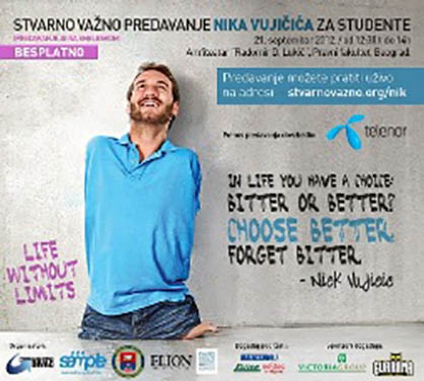 Stvarno važno predavanje Nika Vujičića