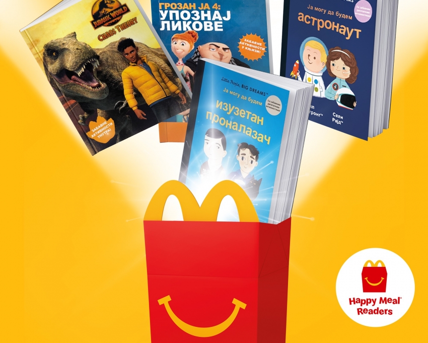 McDonald’s is marking World Book Day by donating and giving away books with Happy Meals