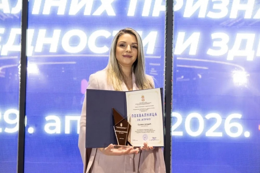 Galenika Among the Bearers of Modern Standards: Suzana Jagodić Awarded the “28 April” Commendation