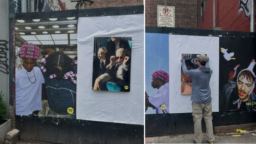 Spotify turned poster removal into part of the campaign