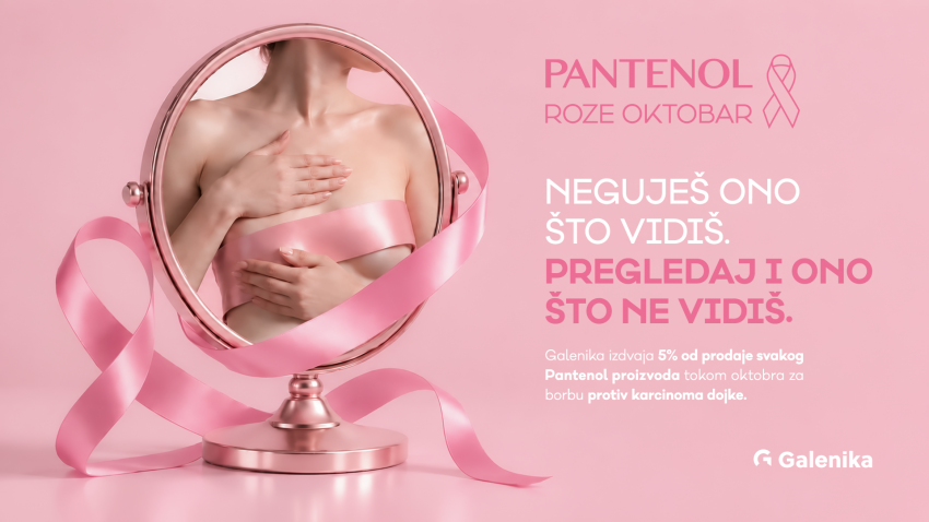 Galenika and Pantenol highlight the importance of breast cancer prevention for the seventh consecutive year