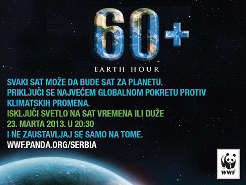 Podržimo akciju Sat za našu planetu u subotu 23. marta