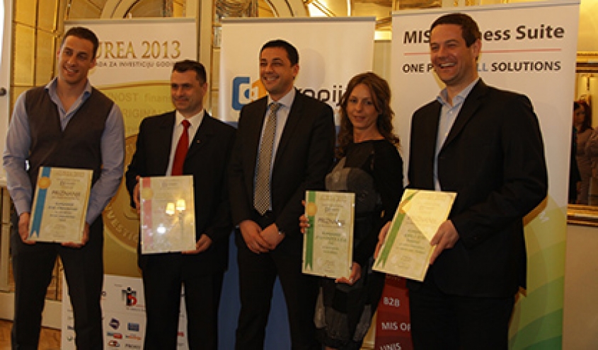 Dodeljena Aurea 2013 nagrada za investiciju godine