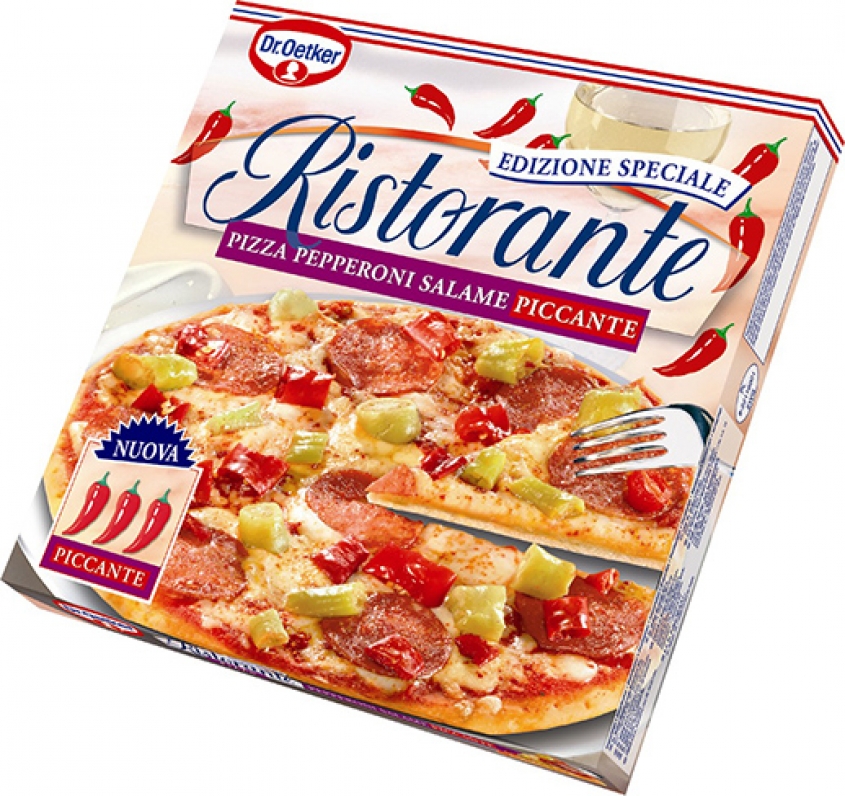 Novi ukus Dr.Oetker pizza  Ristorante ES  Pepperoni Salame Piccante