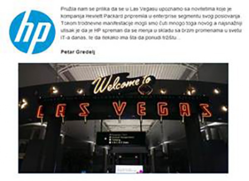 Naš klijent u medijima: HP