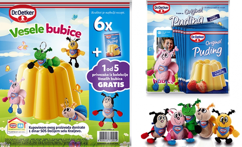 Dr.Oetker puding „Vesele bubice“