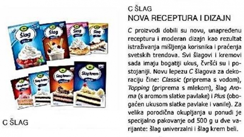 Nova lepeza  C šlagova u medijima